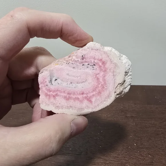 Rhodochrosite Crystal Slab #B - Picture 3 of 9